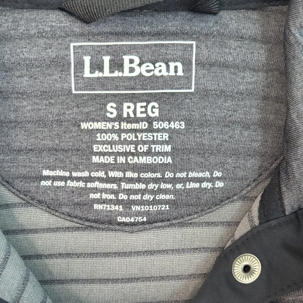 NWT L.L. Bean Alright  Knit Pullover Alley Gray Women's Jacket S - Picture 9 of 14